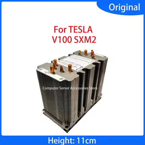 Original Radiator for TESLA V100 SXM2 GPU Graphics Operation Card Heatsink Cooler Heat Sink 11CM