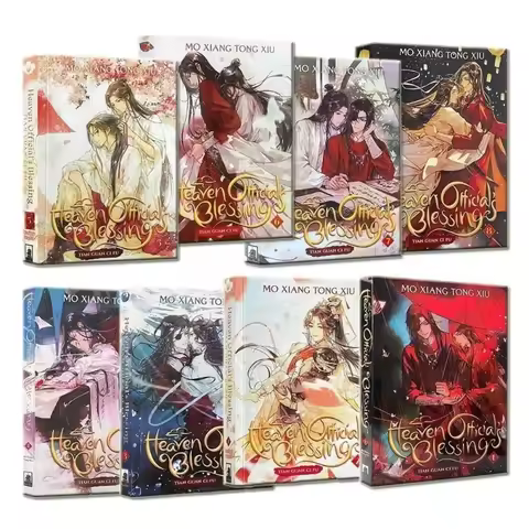 Heaven Official's Blessing Series English Version Official Books Vol 1-8 BL Novel Book Hua Cheng Xie