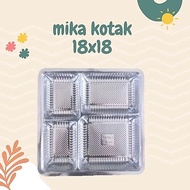 Mika 4-Section Rice Box Tray 18, 30 pcs Boxed Rice/ Size 18x18
