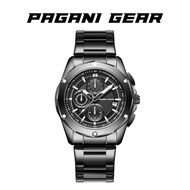 Pagani Gear Jam Tangan Lelaki Men's  Stainless Steel Quartz Watch PG-TD8904