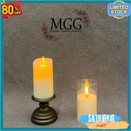 LILIN Cod Premium Acrylic Led Candles Decoration (Unit) Christmas Candles Wedding Cafe Church Decora