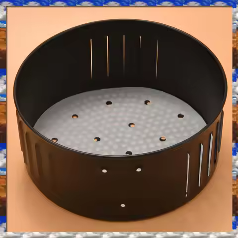 Top Sale Air Fryer Replacement Basket,For All Air Fryer Oven,Air Fryer Accessories,Non-Stick Fry Bas