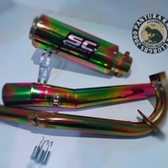 Sc project supra x 110 full chameleon exhaust