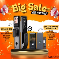 (Ready Stock)(Limited Promo)Lusano C12 Push Pull & Cheapest Facial Gate Lock Bundle Deal+ Free lette