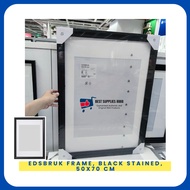BestSupplies Authentic EDSBRUK Photo Picture Frame, black stained, 50x70 cm