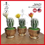 LWDECOR Bunga Hiasan Rumah CACTUS SET artificial plant Home decor Bunga hiasan siap gubah living Art