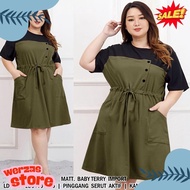Up To 70% Wse390 Dress Anisa Jumbo 3Xl BIG Size Size Fit L To Xxxl Ld 120Cm - 130Cm Pj 100Cm Premium