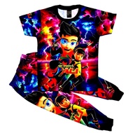 Baju Agen Ali Budak Lelaki 1-5 Tahun Baju Tidur Budak Lelaki Micro Jersey Basuh Tidak Luntur