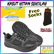 PALLAS JAZZ KASUT HITAM SEKOLAH 0208 PALLAS JAZZ BLACK SCHOOL SHOES KASUT BERTALI SEKOLAH