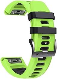 GANYUU 22mm 26mm Silicone Quick Release Strap Bracelet for Garmin Fenix 7 7X 6 6X Pro 5 5X Plus 3 HR Watch Easyfit Wristband Strap