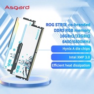 Asgard Rog Strix Ddr5 Rgb Ram Memory 32gb 6400mhz 6800mhz 7200mhz 7600mhz Udimm Desktop Internal Mem