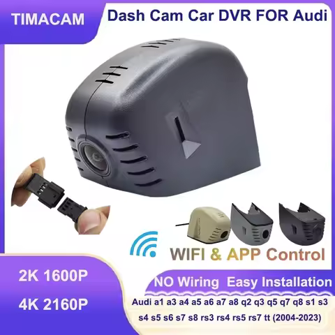 TIMACAM 2160P Wifi Car DVR for Audi a4 b8 b9 a5 a6 c7 a7 a3 8v 8p q7 q3 q4 q5 q8 s3 s5 s4 tt rs Seat