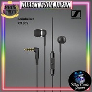 Sennheiser CX 80S Wired Earphones In-Ear Dynamic Driver Mic Remote Black