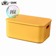 4L/8L/16L กล่องเก็บของสไตล์ญี่ปุ่นอเนกประสงค์ ขนมขบเคี้ยว ชุดชั้นในพร้อมฝาปิด กล่องเก็บของพร้อมฝาปิด