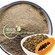 Papaya Seeds Powder 木瓜籽粉 250g Pure Tulen Serbuk Biji Betik Papaya Seeds