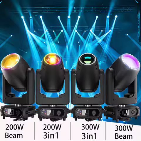 GalaxyJet Series 200W&300W LED Beam/200W&300W Spot Wash 3in1 Moving Head Lighting Beam Light Effect
