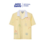JELLY BUNNY เสื้อเชิ้ตแขนสั้นปักลาย รุ่น B25WGWD009