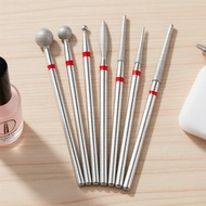 Diamond Cuticle Nail Drill Bits 7pcs - 3/32 E-File Kit for Salon & Home Gel Manicures  Bit Kikir Kuk