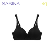 Sabina Perfect Bra Collection Non Push Up Wireless Bra Black Model SBXD97306BK