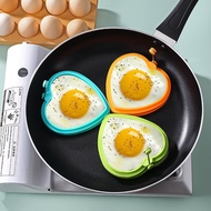 Ready-made silicone egg frying mold, non-stick egg frying mold, egg frying tool, poached egg shaper 