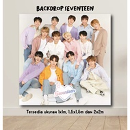 SEVENTEEN BACKDROP KPOP BIRTHDAY BACKGROUND BIRTHDAY BANNER WALLPAPER BIRTHDAY DECORATION HBD HAPPY 