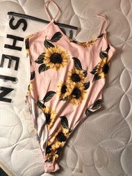 Shein Sunflower Cami Body Suit