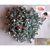 500 /1000PCS 516 / MK516 / NB516 DSM-HO #10X5/8 ZPH SELF DRILLING SCREW / SKRU BESI C CHANNEL BUMBUN