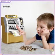 /LO/ Kids Atm Money Box Kids Atm Machine Toy Kids Atm Piggy Bank Toy with Card – Electronic Cash Coi