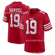 Same Day Delivery!!NFL Rugby Jersey 49 People 19 New Style Red 49ers Deebo Samuel Jersey