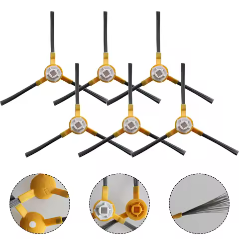 6pcs Side Brushes Kit For IKOHS S15 Robot Vacuum Cleaner Parts Accessory Home Cleaning Dust Clean Up