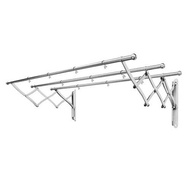 Ampaian Sidai Baju Kondo jimat ruang boleh lipat 1.0M/1.5M Stainless Steel Wall-Mounted Retractable 