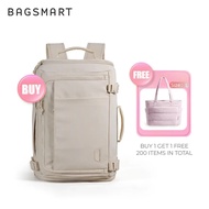 【Buy 1 get 1】Multi-purpose waterproof travel backpack, Bagsmart, quick-release access, 28l 38l capac