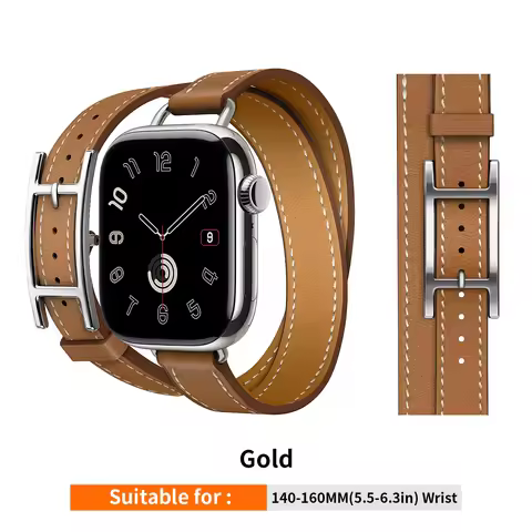 New 2025 Hapi Attelage Double Tour Strap For Apple Watch Band Series 11 10 9 8 7 Se 3 Iwatch Ultra 3