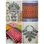 Set Iban 10 item/Sugu Tinggi/Tumpa/Simpai/Gelang Kaki Tawai/Cucuk Sanggul/Buah Pauh/Sugu Buah Rocing