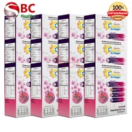 CC calcium & collagen Plus (สูตรใหม่) " 12 กล่อง ส่งฟรี " ซีซี แคลเซียม คอลลาเจน พลัส (10ซอง x12)