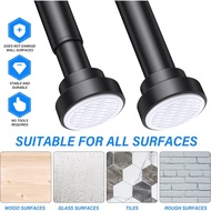 Suranew Tension Curtain Rod 29-75 Inch Shower Curtain Rod Spring Curtain Rod Adjustable Curtain Rod 