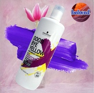 Schwarzkopf Goodbye Yellow Shampoo 300/1000 ml แชมพูแอนตี้เยลโล่ แชมพูม่วง Good Bye Yellow