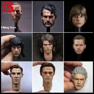 1/6 Europe And America Male Head Sculpture Hugh Jackman Henry Cavill Arnold Head Sculpt Fit 12''