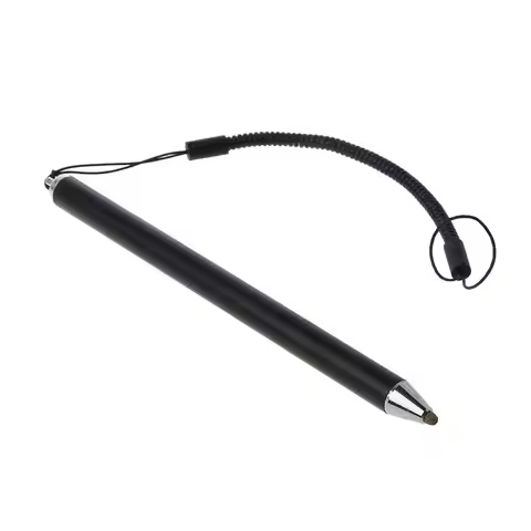 Anti-Lost Lanyard Touch Screen Stylus Pen Fibre Stylus Mesh Micro Fiber Tip Pen For Smart Phone Tabl