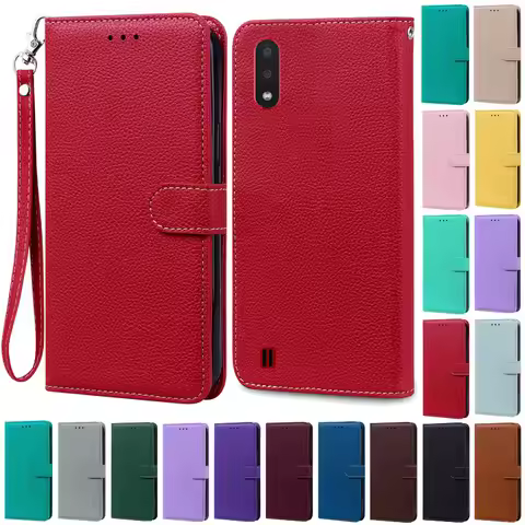 A01 A01Core Case For Samsung Galaxy A01 Case For Samsung Galaxy A01 Core Case A013 A015 Leather Wall