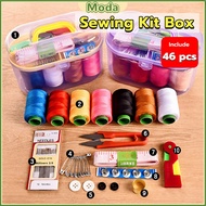 Moda Sewing Kit Box Set Household Sewing Tools Portable Sewing Kit 10 in 1 Random Color