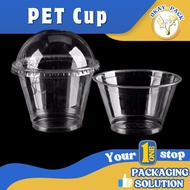 [25pcs] (92mm) PET Cup Cold Coffee Latte Tea Cup Boba Bubble Milk Cup Disposable Take Away (7oz/10oz
