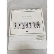iKON 2017 official calender BI JINHWAN BOBBY DK CHANWOO JUNE YUNHYEONG iKON merch