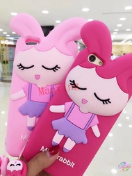 Cute rabbit girl Silicone shell oppo R9/R9 PLUS/R9S/R9S PLUS