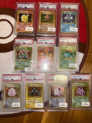 1996 初代 pokemon 卡 童年回憶 日版 PSA 鑒