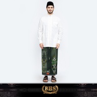 Sarung BHS Infinity Gold Motif V32 EKC Hijau Tua