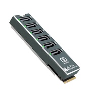 ASM1166 Chip PCI-E to SATA 6Gbps 6-Port M. 2 NVMe to SATA3.0 Adapter Expansion Card Support PM