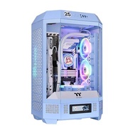 Thermaltake 曜越 曜越The Tower300MATX全景直立機殼繡球花藍