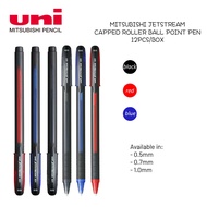 【Uni】Jetstream 101 Capped Roller Ball Point Pen (12pcs/ box)