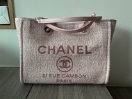 Chanel Deauville Pink 沙灘包